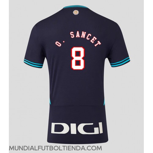 Camiseta Athletic Bilbao Oihan Sancet #8 Segunda Equipación Replica 2025-26 mangas cortas
